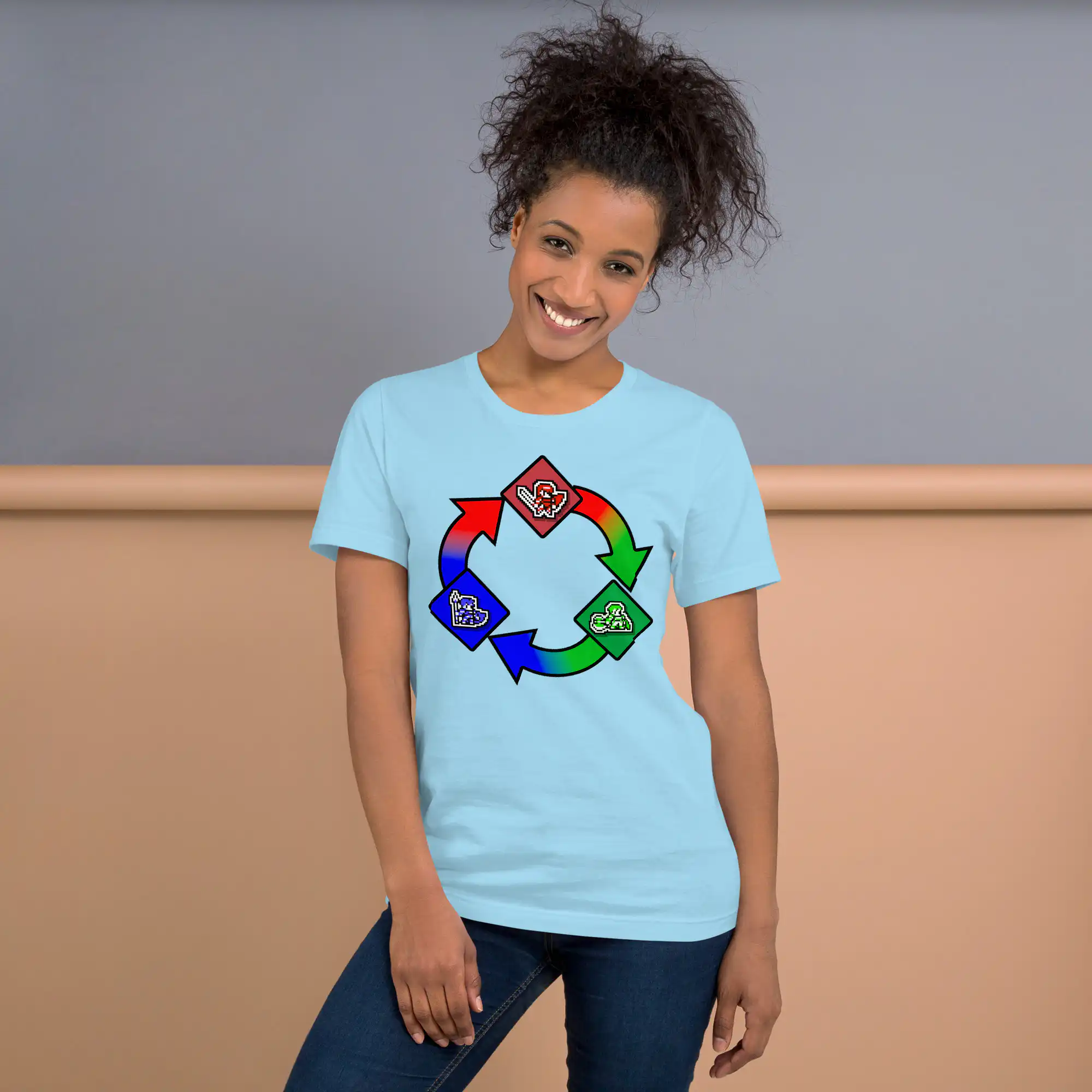 Weapon Triangle - Unisex Tee Weapon Triangle - Unisex Tee - Image 4