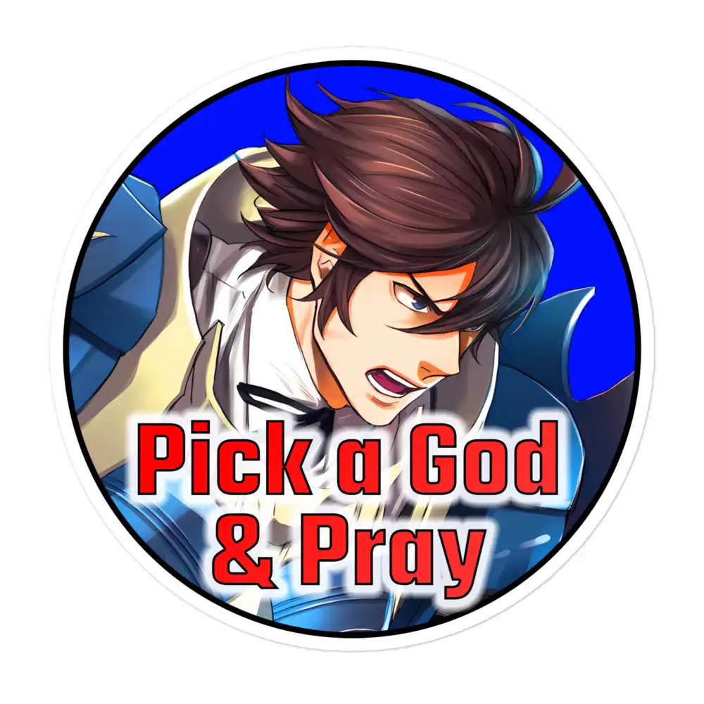 Frederick's Pick a God & Pray - Sticker Frederick's Pick a God & Pray - Sticker