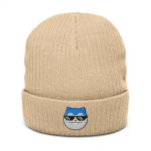ribbed knit beanie beige front 67e1d42332ff3