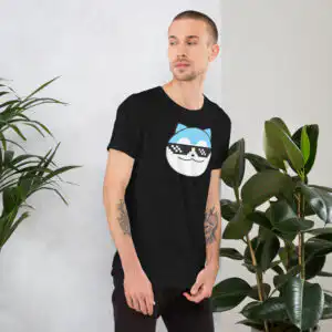 unisex staple t shirt black heather right 67e1d6c7ef146