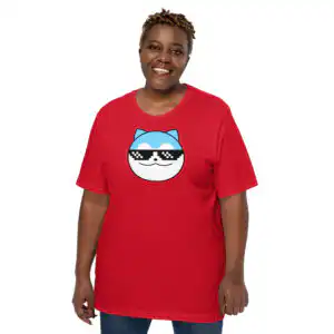 unisex staple t shirt red front 67e1d6c7f1450