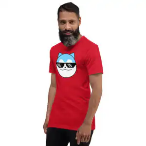 unisex staple t shirt red left front 67e1d6c7f3d67