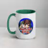 Pick a God and Pray - Mug white ceramic mug with color inside dark green 15 oz left 67cd0866ebd26