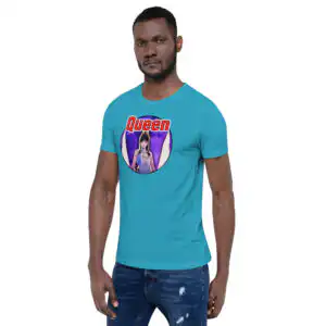 unisex staple t shirt heather aqua left front 6812633b3c890