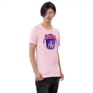 unisex staple t shirt soft pink right front 6812633b40e09