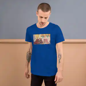 Sharena's Volume Check - Unisex Tee unisex staple t shirt true royal front 67ff1ae379d92