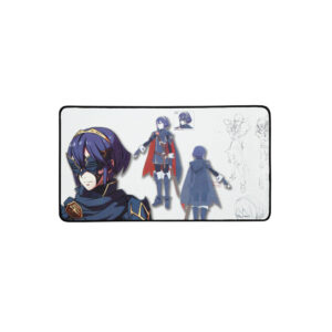 Medium Lucina desk mat – concept art gaming mouse pad featuring masked design and Awakening outfit