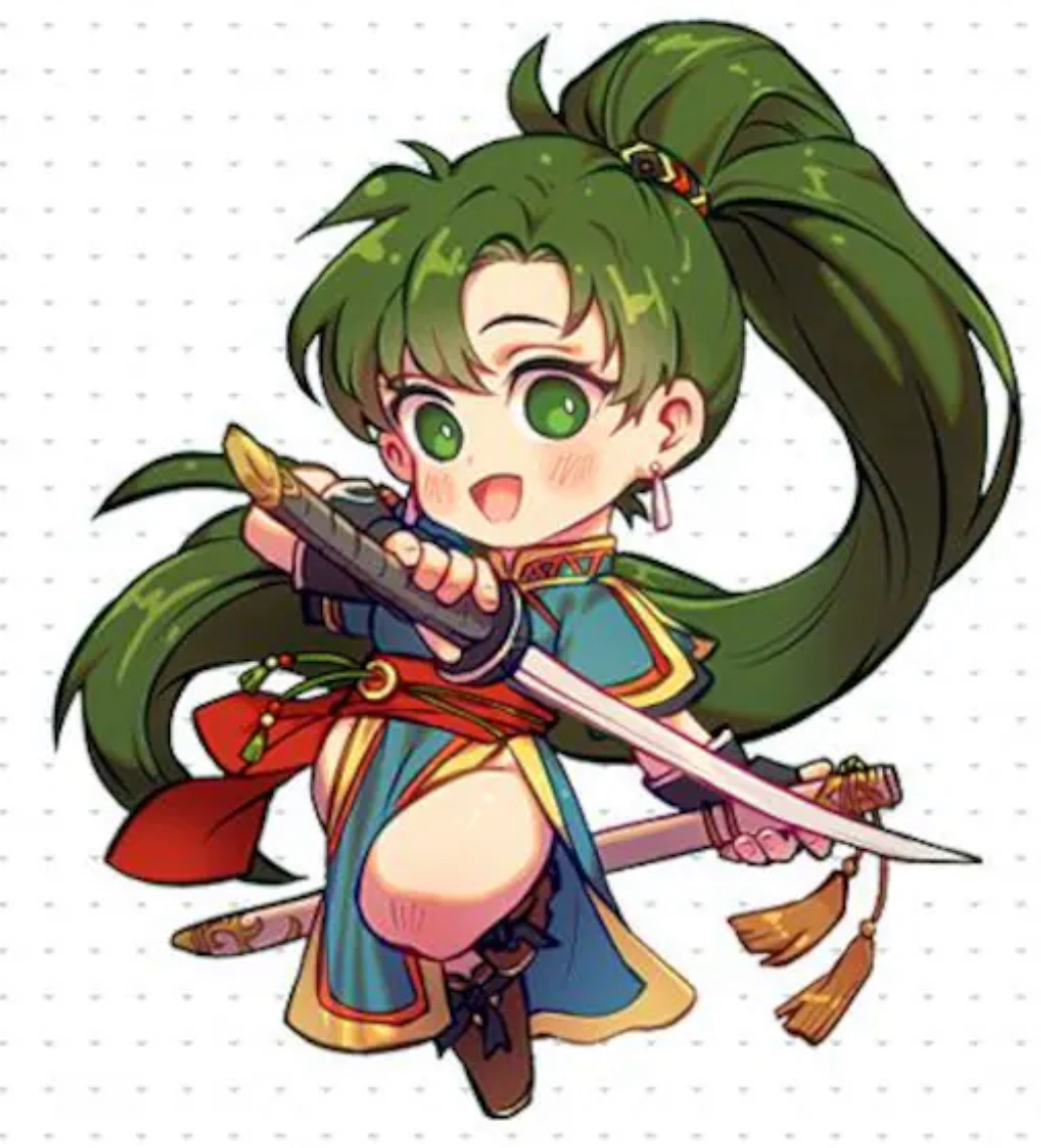 Fire Emblem Lyn Keychain by Faiwonton