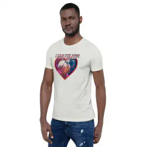 unisex staple t shirt ash left front 681a3f0949786