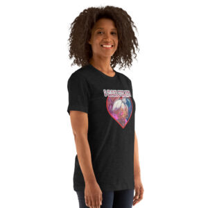 unisex staple t shirt black heather right front 681a3f092bfd1