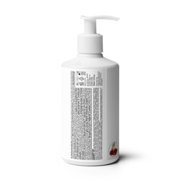 Back of Chromtone Fire Emblem Lotion bottle showing ingredients and branding.