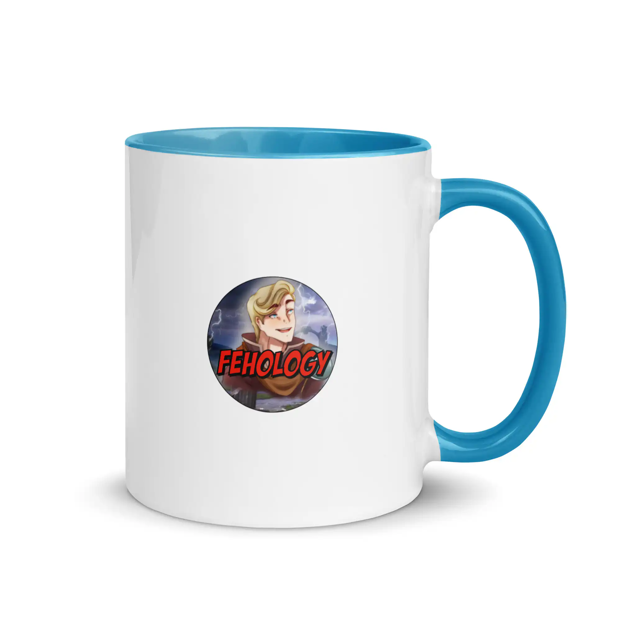 Chromtone - Mug 11 oz Fire Emblem Mug – back view with FEHology logo, paired with Chrom’s meme artwork on the other side.