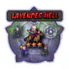 Lavender Hell Sticker — a humorous Fire Emblem Sticker featuring a cursed summoning circle with three-star heroes.