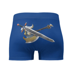 Direct rear image of Emblem Undies with Blazing Blade motif on Fire Emblem Boxer Briefs