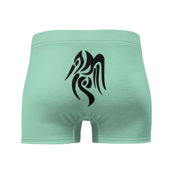 Full rear view highlighting centered Heron Brand crest on Fire Emblem Boxer Briefs Emblem Undies