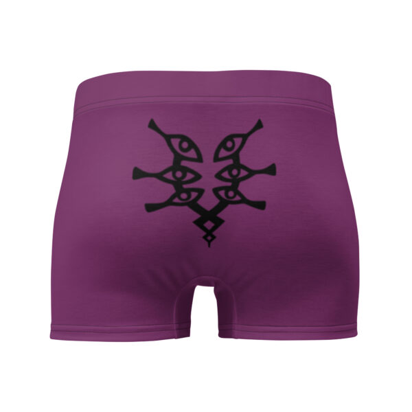 Rear view showcasing centered Grimleal emblem on Fire Emblem Boxer Briefs