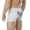 Back-side angled shot of Crest of Flames Emblem Undies Fire Emblem Boxer Briefs with stylized crest detail