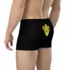 Back angled pose of model wearing Emblem Undies Fire Emblem Boxer Briefs