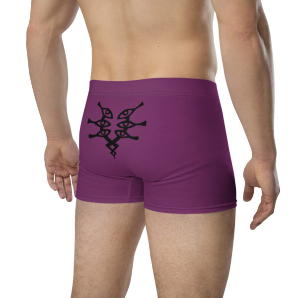 Side view of Grimleal Fire Emblem Boxer Briefs showing Emblem Undies fit