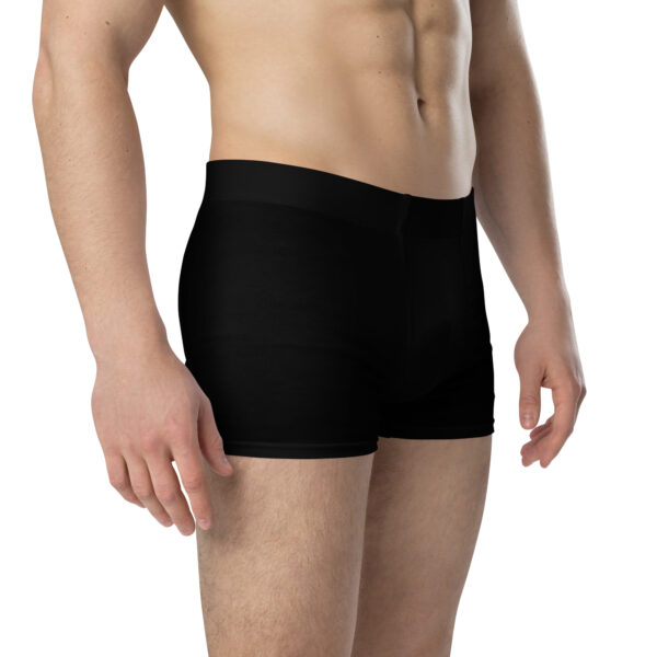 Back angled view of Emblem Undies featuring gold Fire Emblem-inspired logo
