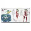 Large Tiki Desk Mat - Concept Art with full visible layout, including colored and sketched designs from Fire Emblem Awakening.