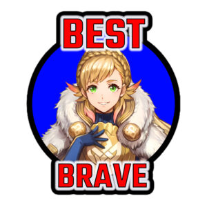Fire Emblem Sticker – Best Brave Sharena closeup featuring her CYL9 winning design.