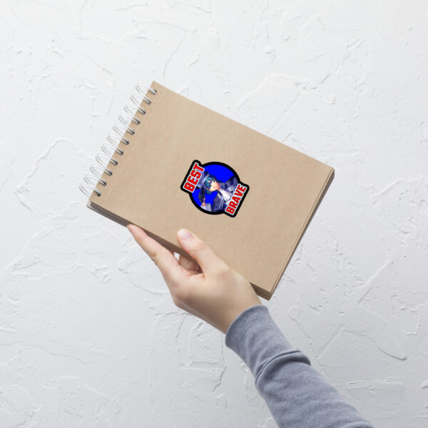 Fire Emblem Sticker – small Best Brave Byleth design on notebook.