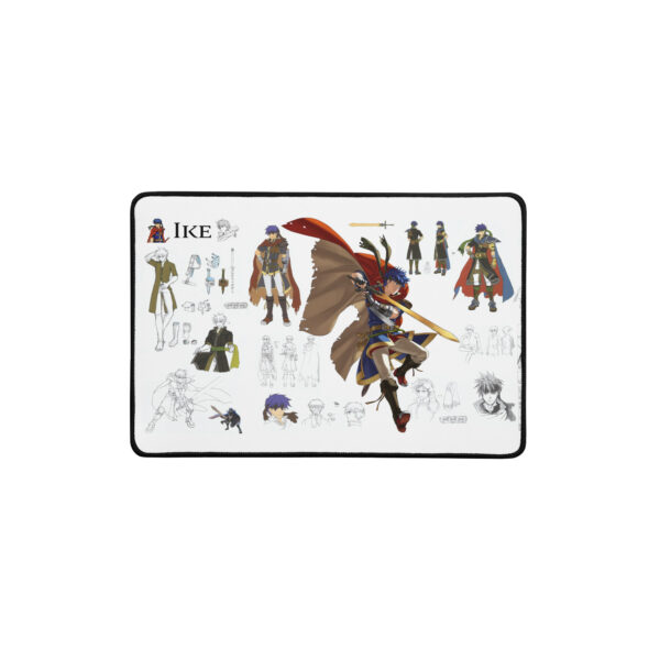 Fire Emblem Desk Mat with Ike concept art spread, mid-size 12x22 option.