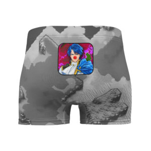 Fire Emblem Boxer Briefs showing Sigurd’s Remake design placement on the right rear, model view.