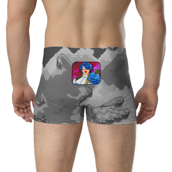 Fire Emblem Boxer Briefs with Sigurd’s Remake sticker design, right-side angled view.