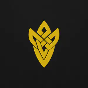 Fire Emblem Hoodie close-up of embroidered gold Askran Seal symbol.