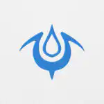 Fire Emblem Hoodie featuring the blue Mark of the Exalt crest embroidered on the chest, displayed in close-up detail.