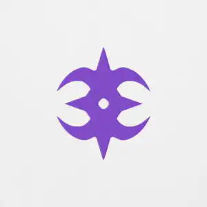 Fire Emblem Hoodie close-up showing the purple Nohr embroidered crest design.