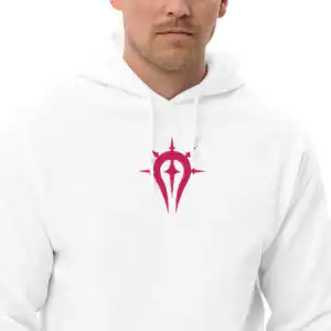 Duma Faithful - Unisex Embroidered Hoodie unisex heavy blend hoodie white zoomed in 68dc74c2d048f