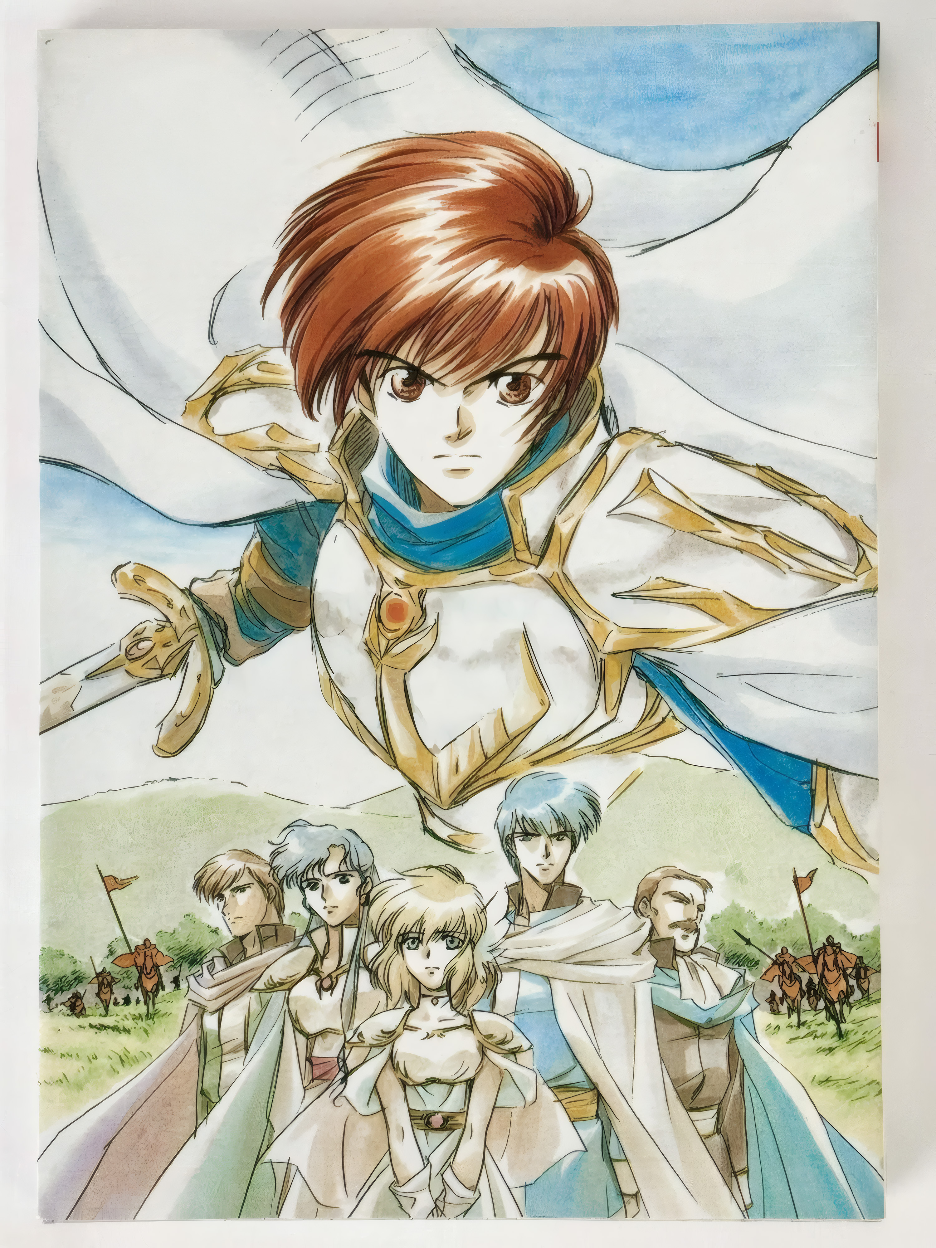 My Fire Emblem Wallpaper Collection (One Per Game) Fire Emblem wallpapers – FE5 Thracia 776 hero Leif and allies promotional art.