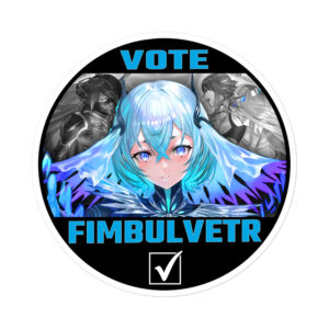 Fire Emblem Sticker featuring Fimbulvetr in a CYL10 campaign design for Book 10’s new villain