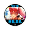 Fire Emblem Sticker featuring Vote for Hilda design shown in main product mockup