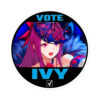 CYL10 Ivy Fire Emblem sticker showing the purple-themed mage artwork inside a round VOTE badge.