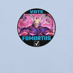 Fire Emblem Shirt featuring the Vote for Fomortiis design shown in a flat product mockup