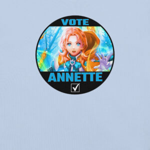 Fire Emblem Shirt featuring the Vote for Annette design shown in a flat product mockup
