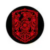 Cipher 0 - Sticker Fire Emblem Sticker - Cipher 0 inspired sticker with red crest design on black background