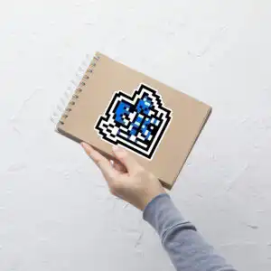 Alternative view of 8-Bit Dimitri Sticker