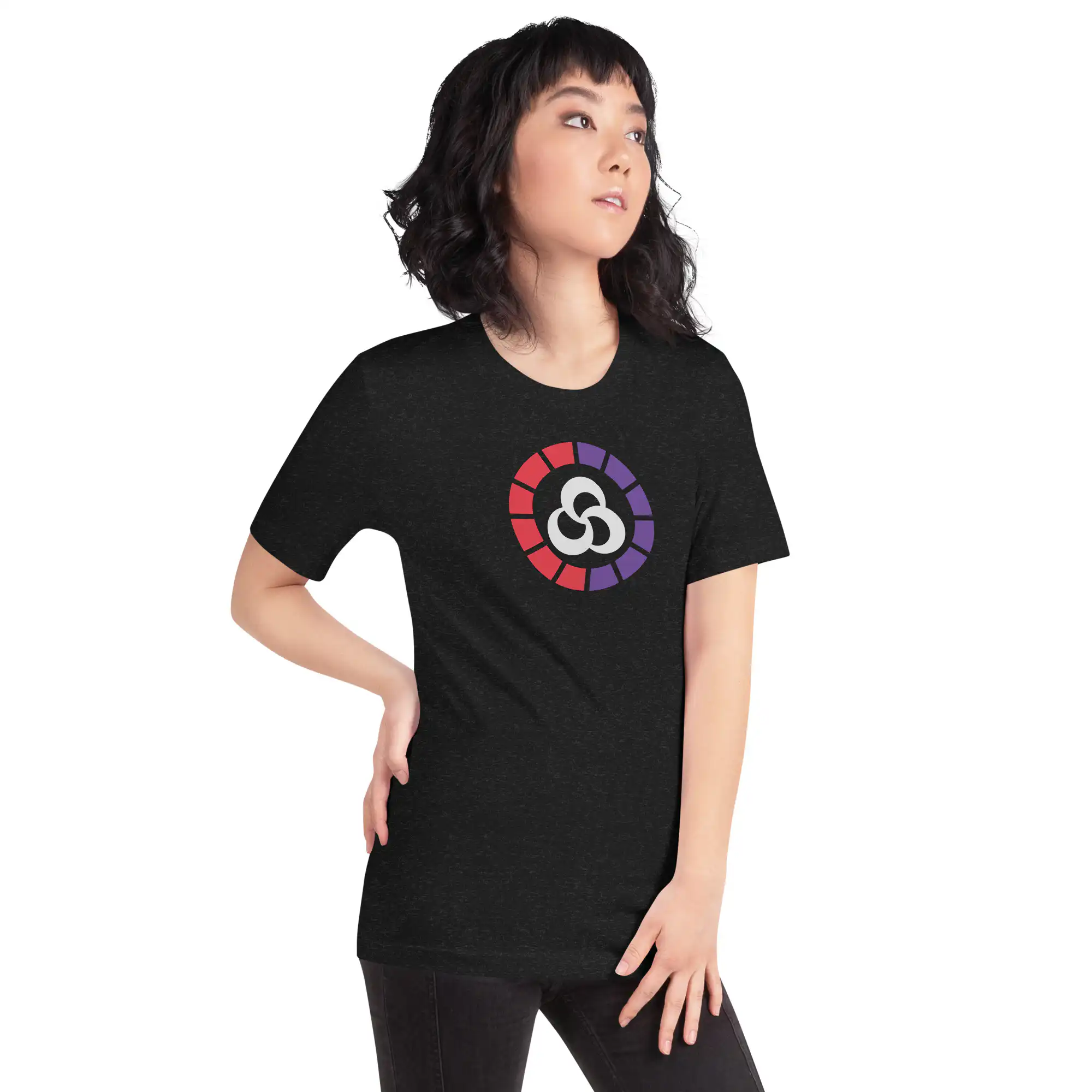 Blaze Gauge - Fortune's Weave Tee Fire Emblem Shirt featuring the Blaze Gauge from Fortune's Weave on female model